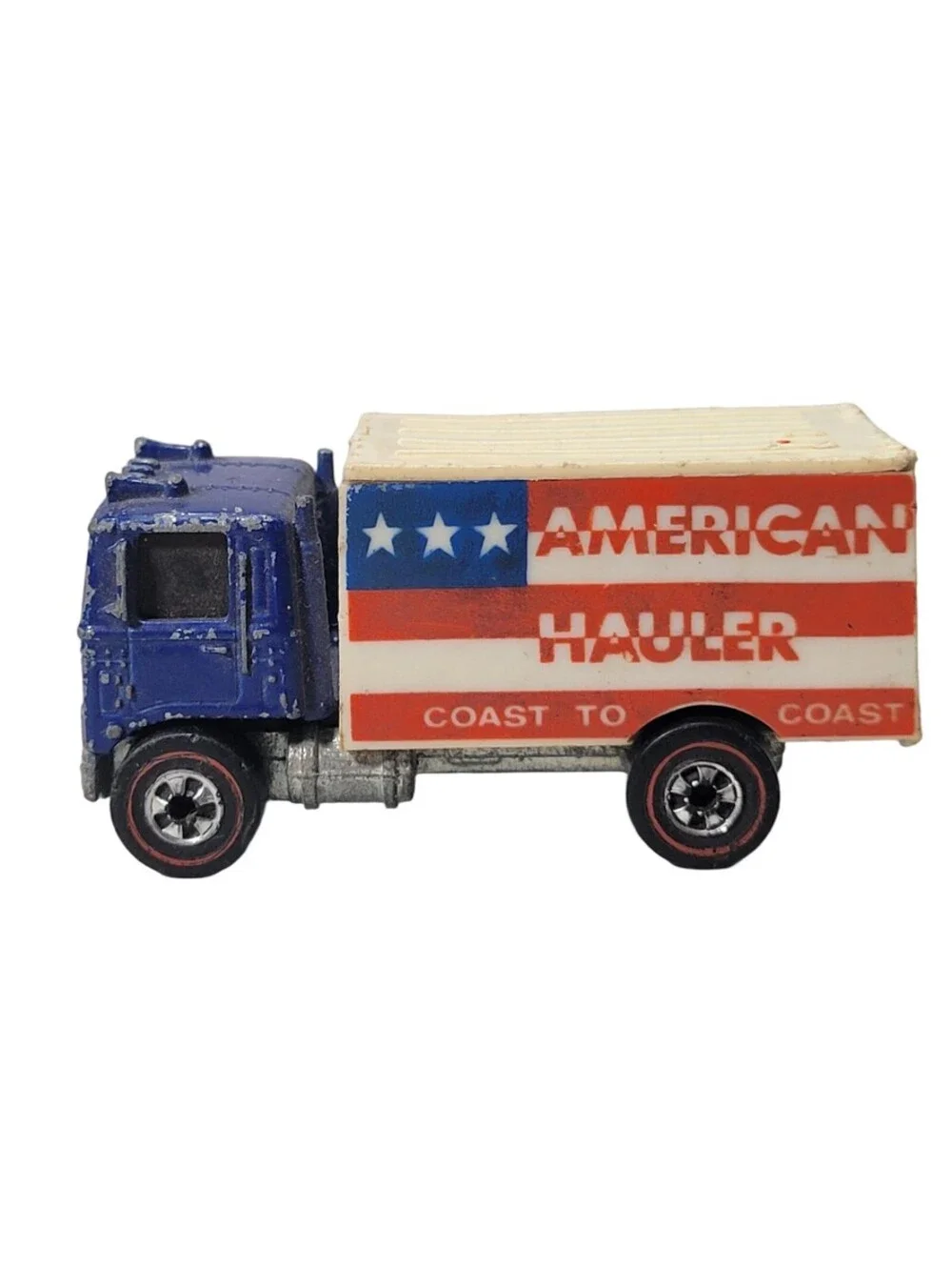 Hot Wheels Redline American Hauler Truck 1973 Blue - Made In Hong Kong